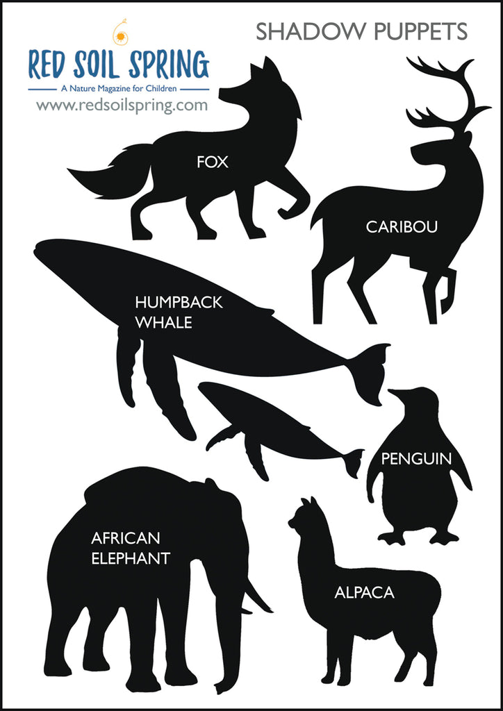 Shadow Puppets Making - Free Printable