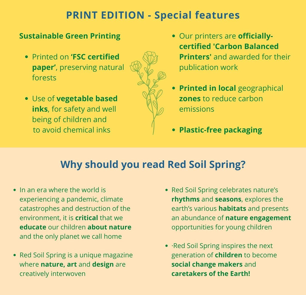 Red Soil Spring Mag Print features